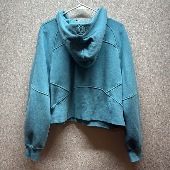 Lululemon Scuba Oversized Half Zip Hoodie Tidal Teal - Picture 2 of 6